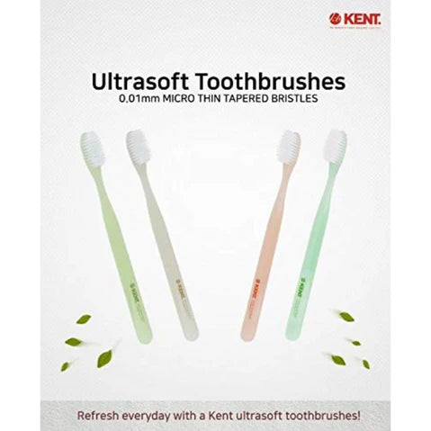 Kent Toothbrush Set 켄트 클래식 초극세모 칫솔  6개입