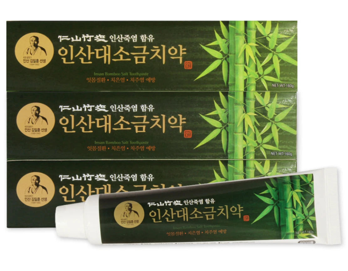 Insan Bamboo Salt Toothpaste 인산대소금치약 X 3개
